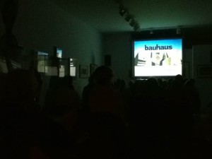 Film screening at the museum, December 5, 2013.